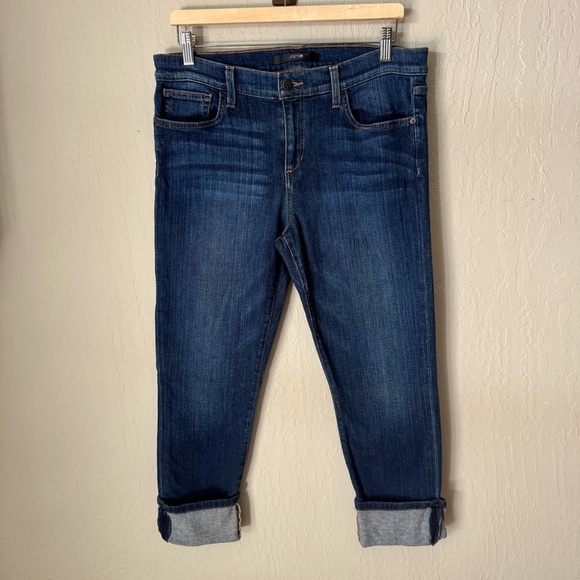 JOE’S JEANS Lexington Cuffed Capri Jeans Mid Rise Denim Size 32 - Picture 13 of 14